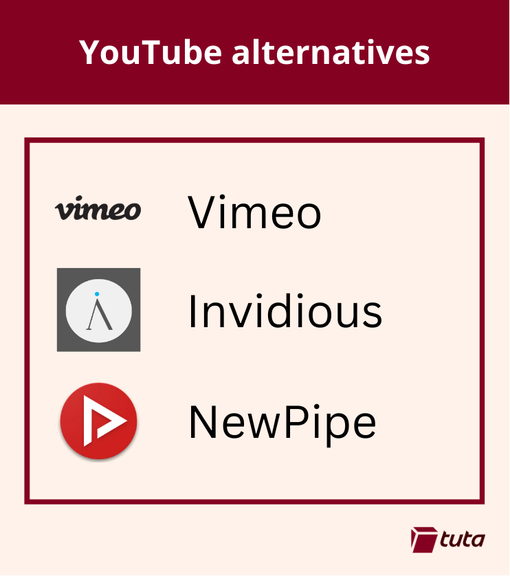 List of YouTube alternatives Vimeo, Invidious, NewPipe