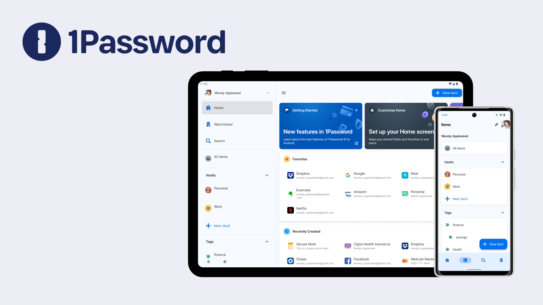 Password manager: 1Password