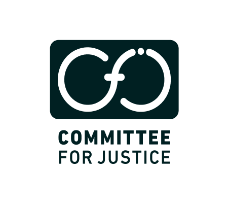 Committee For Justice Logo.