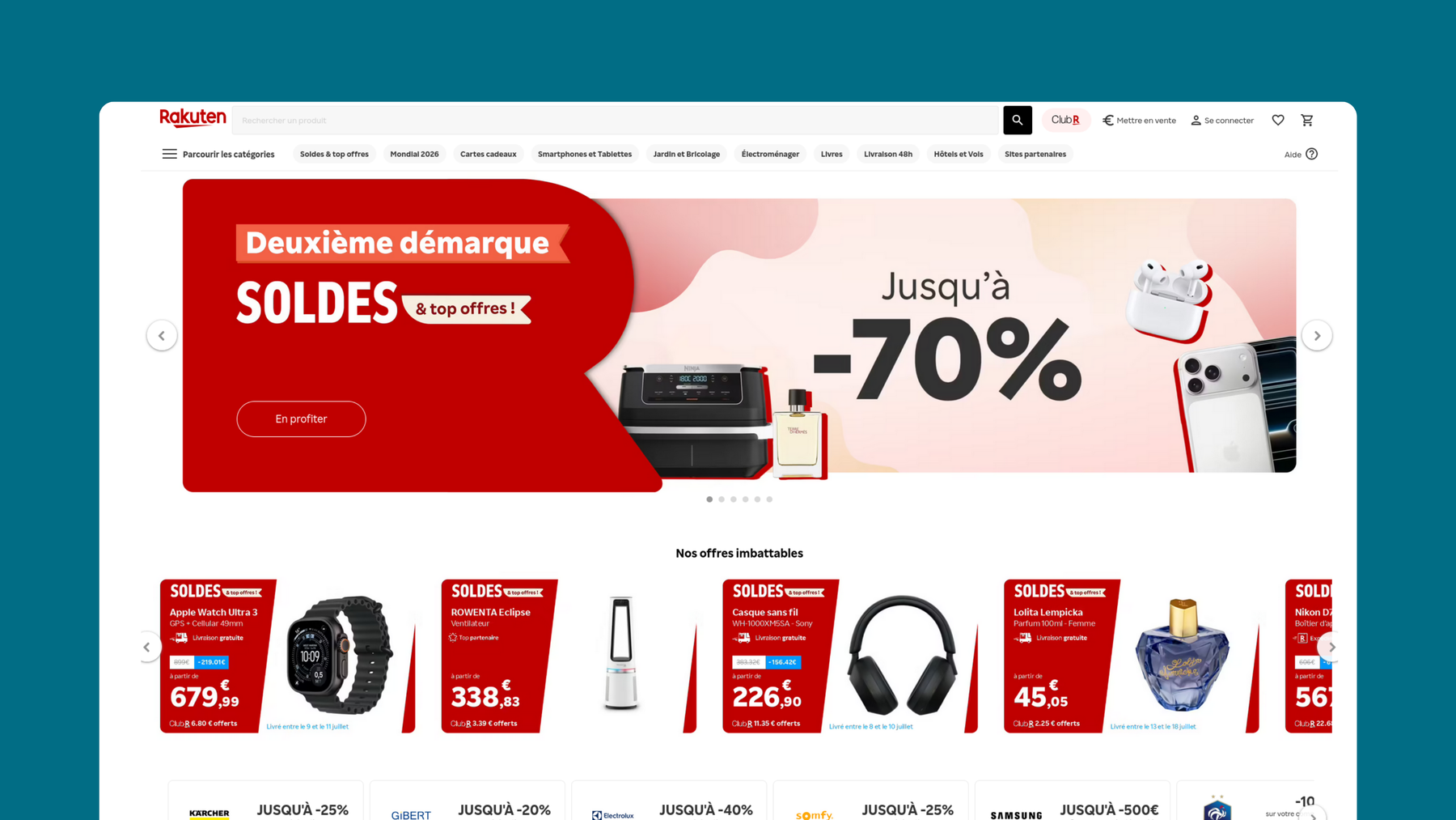 Amazon alternative Rakuten.