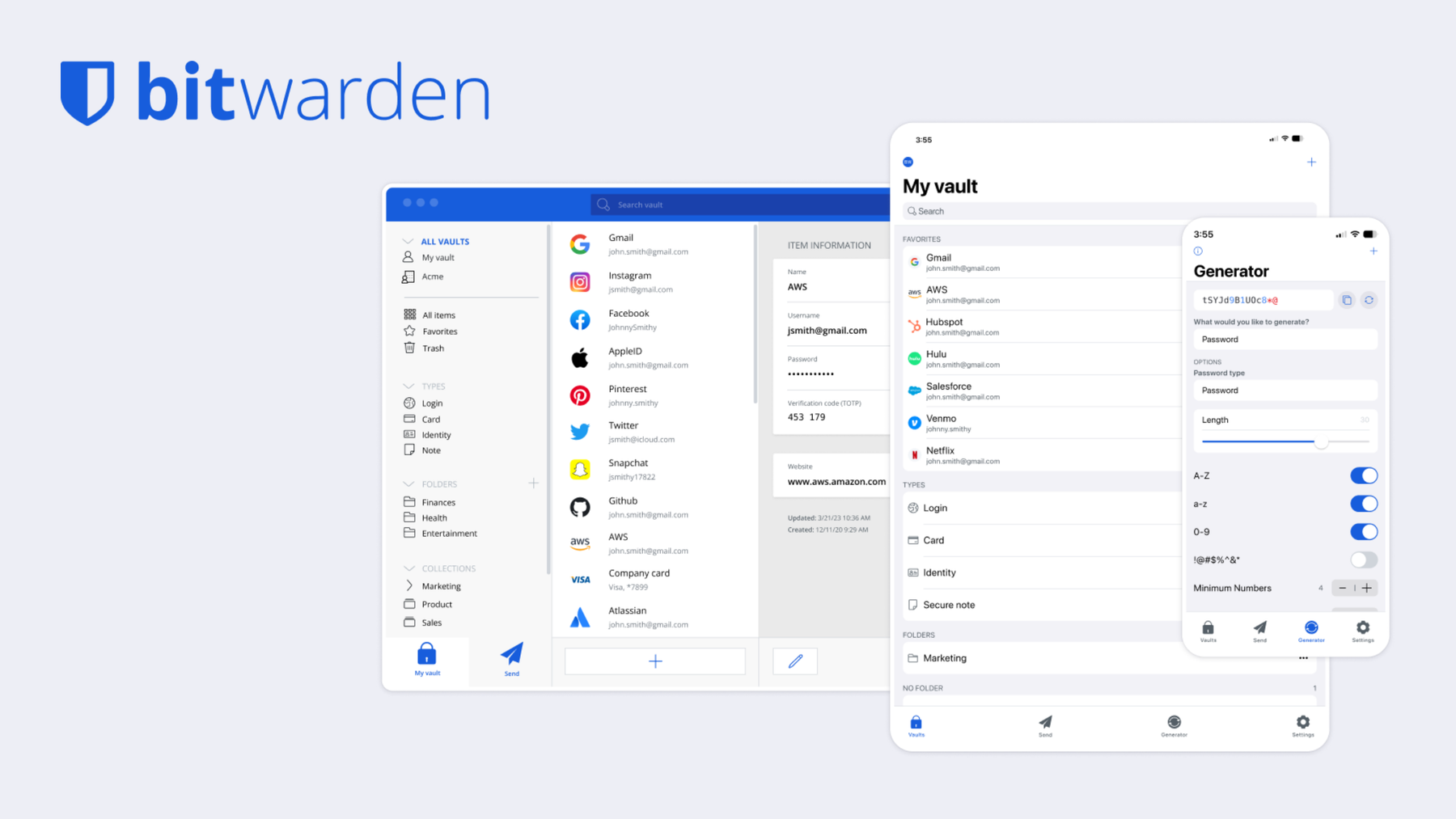 Passwortmanager: Bitwarden