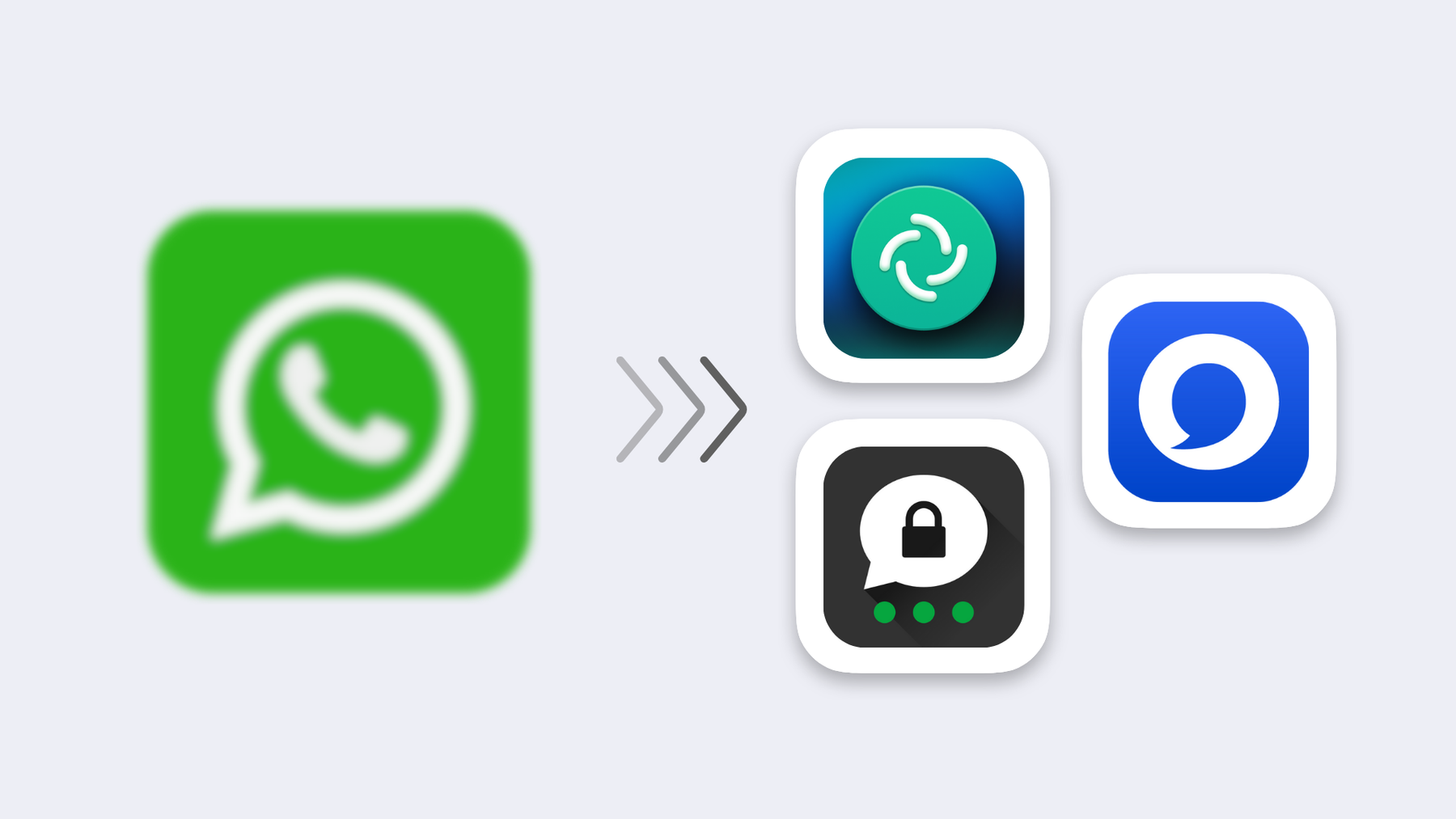 Lösch Meta’s WhatsApp und nutze einen europäischen Messenge wie Threema, Element X or Olvid.