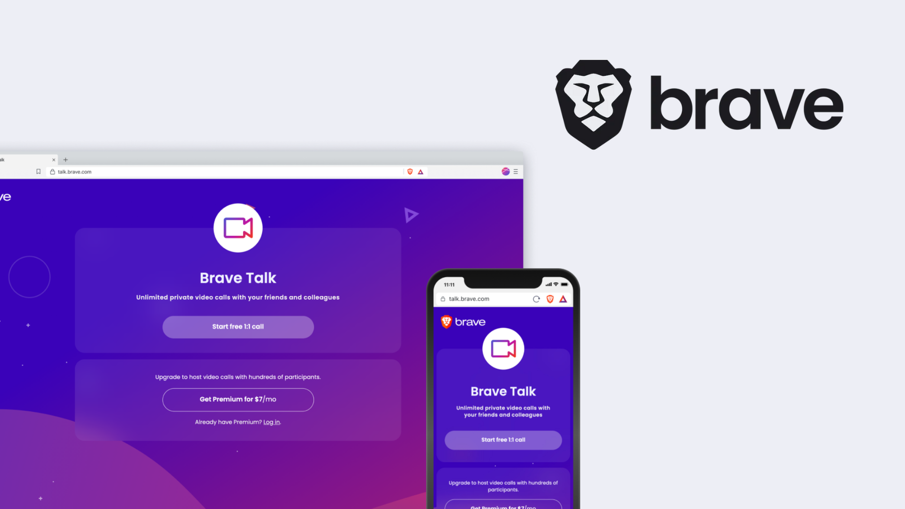 Brave Talk is a private and secure video platform that has a limited free plan and a premium plan. Brave Talk is open source, end-to-end encrypted, and does not come with tracking or data collection.