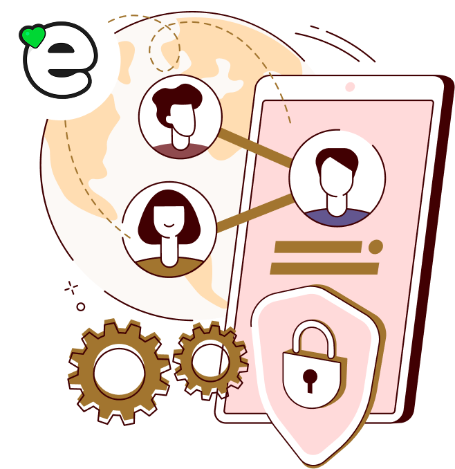 Illustlation of friends
