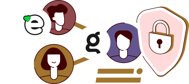 Illustration of friends