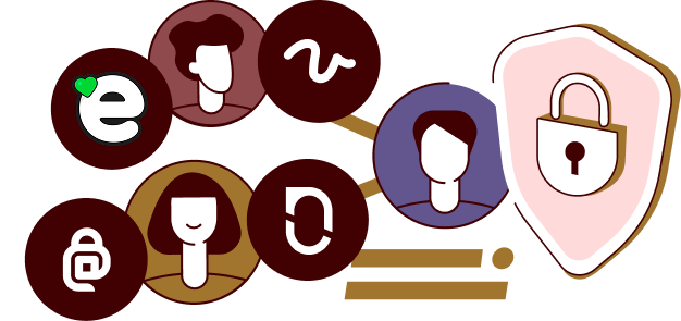 Illustration of friends