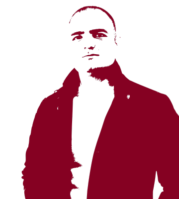 Black and white picture of Davron