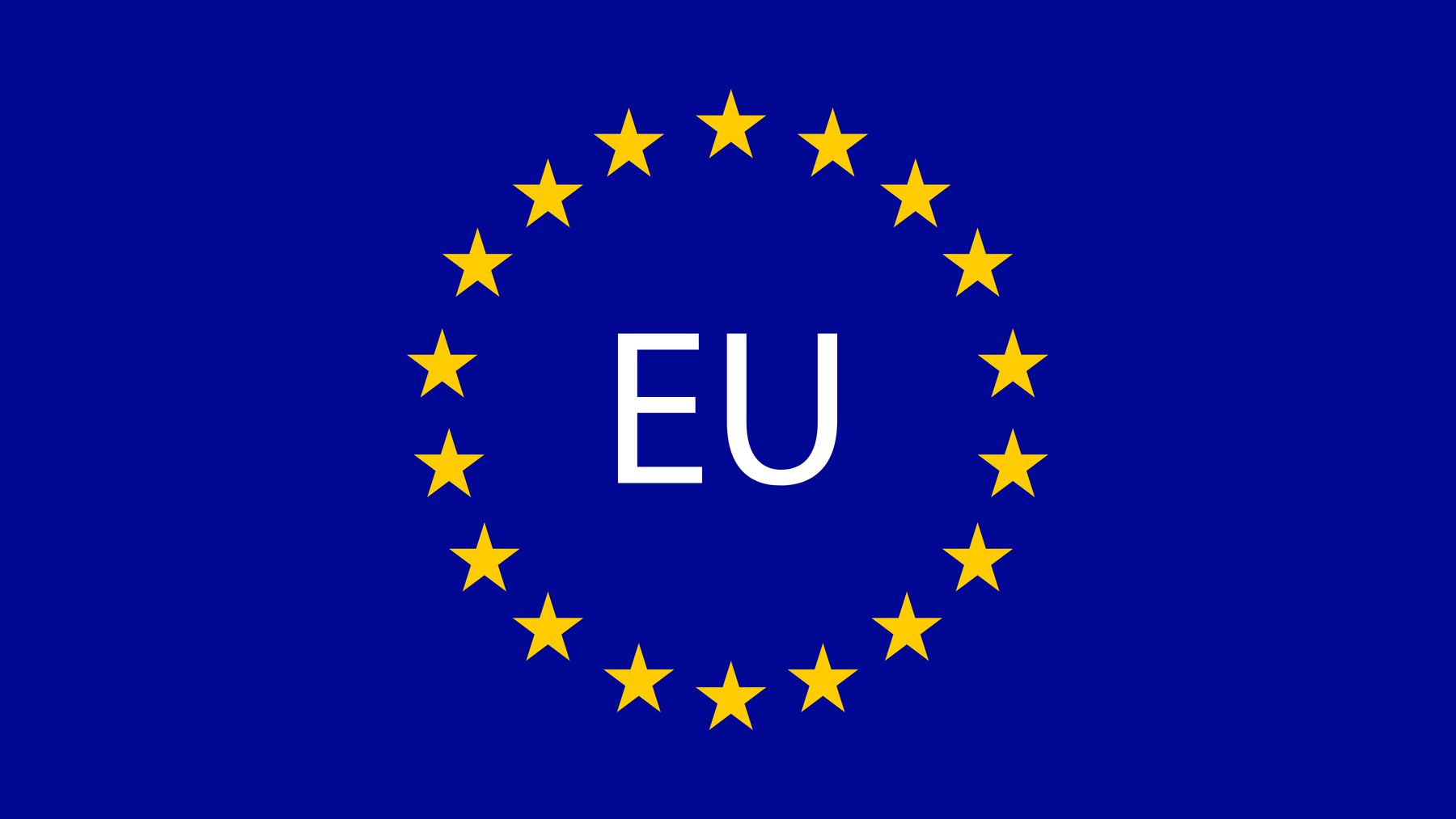 Image of the EU flag.