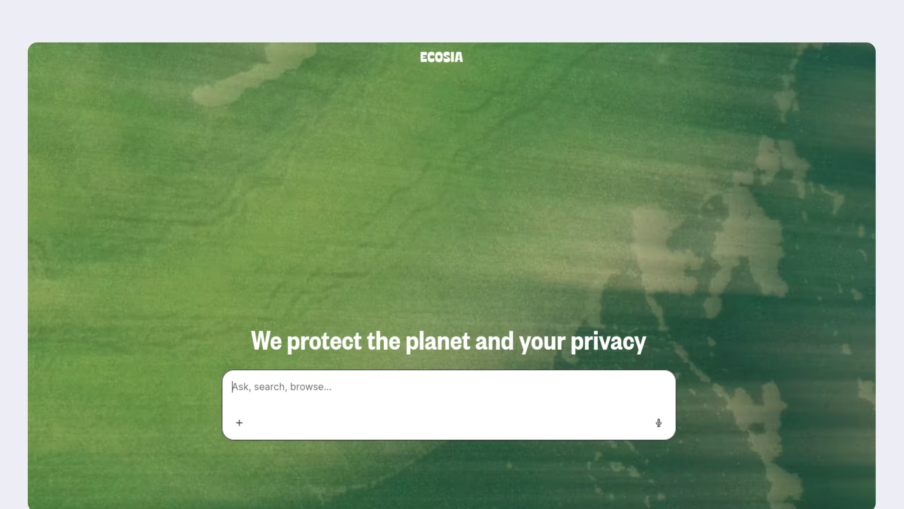 Screenshot of DuckDuckGo search, a privacy-focused alternative to Google Search.