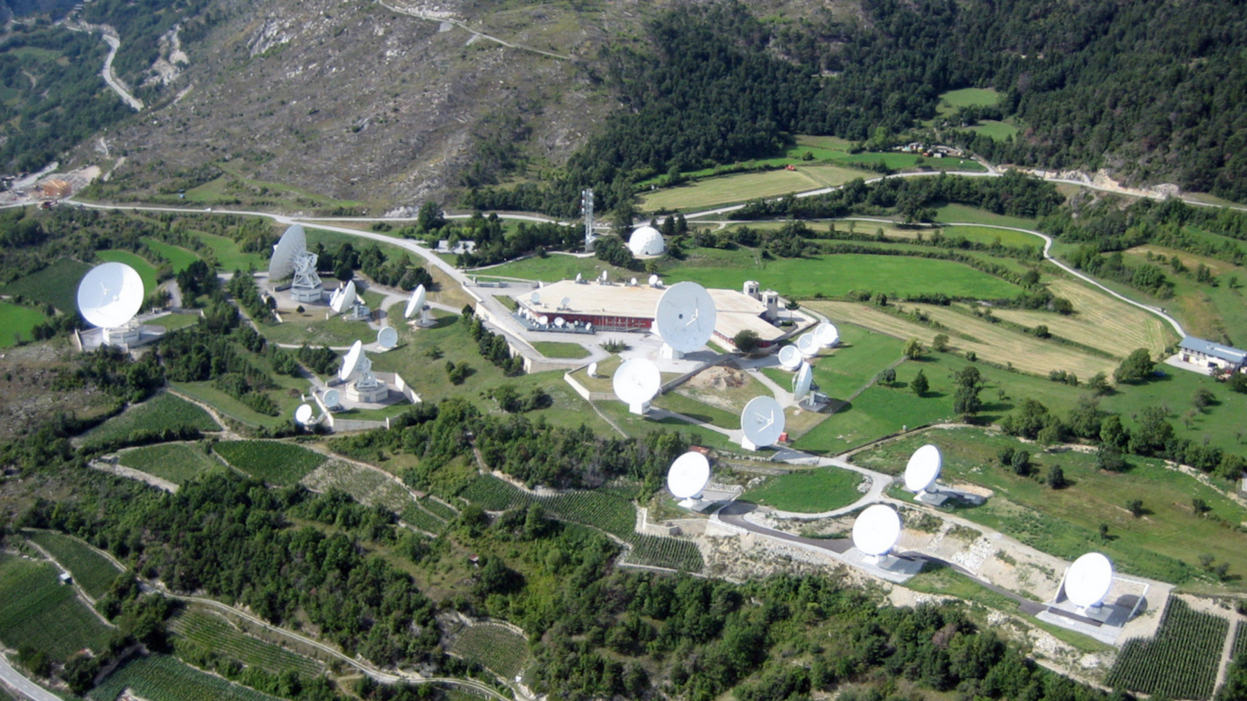 Surveillance observation centre ONYX located in Switzerland.
