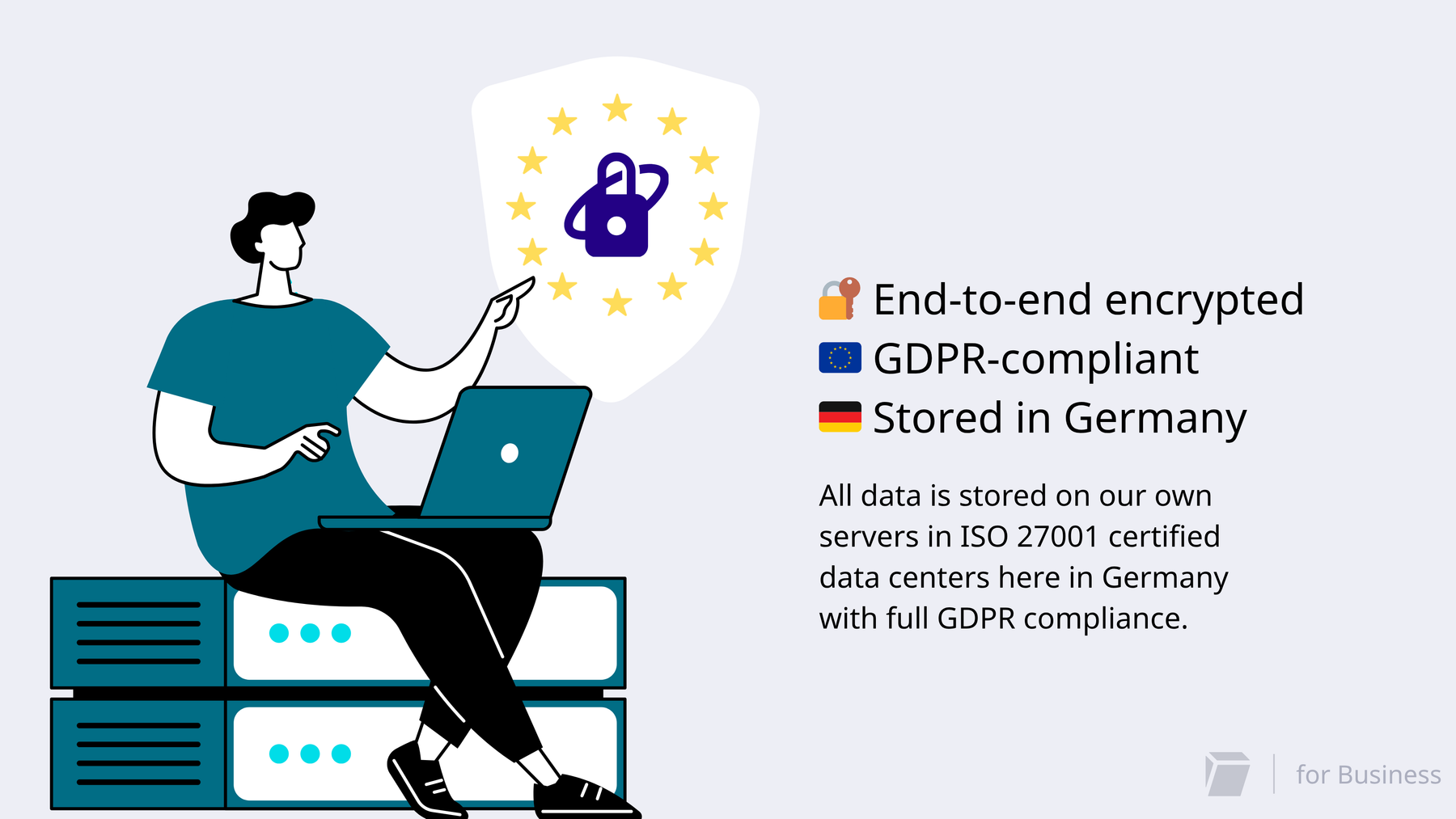 Tuta Mail: Ende-zu-Ende-verschlüsselt, DSGVO-konform, Daten werden in Deutschland gespeichert. Alle Daten werden auf unseren eigenen Servern in ISO 27001-zertifizierten Rechenzentren hier in Deutschland gespeichert und sind vollständig DSGVO-konform.