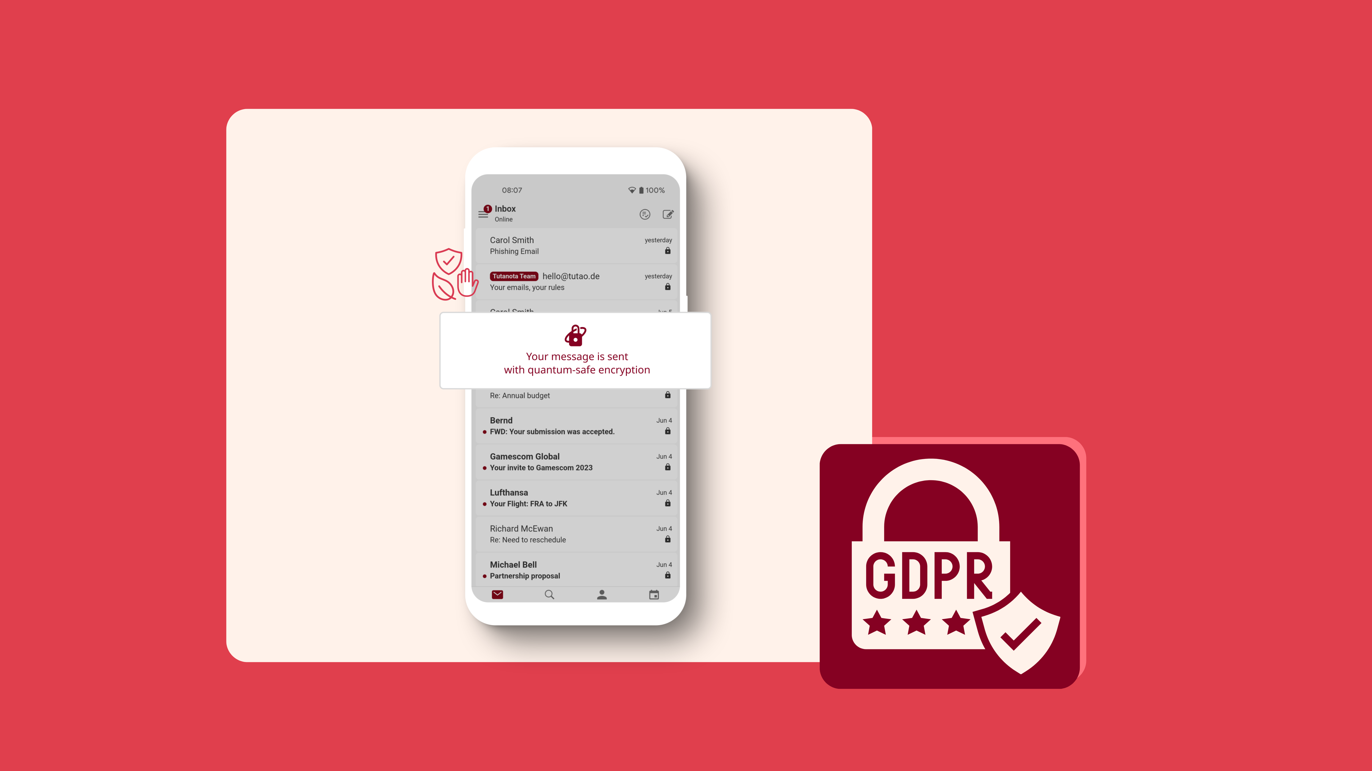 符合GDPR 的电子邮件服务| Tuta