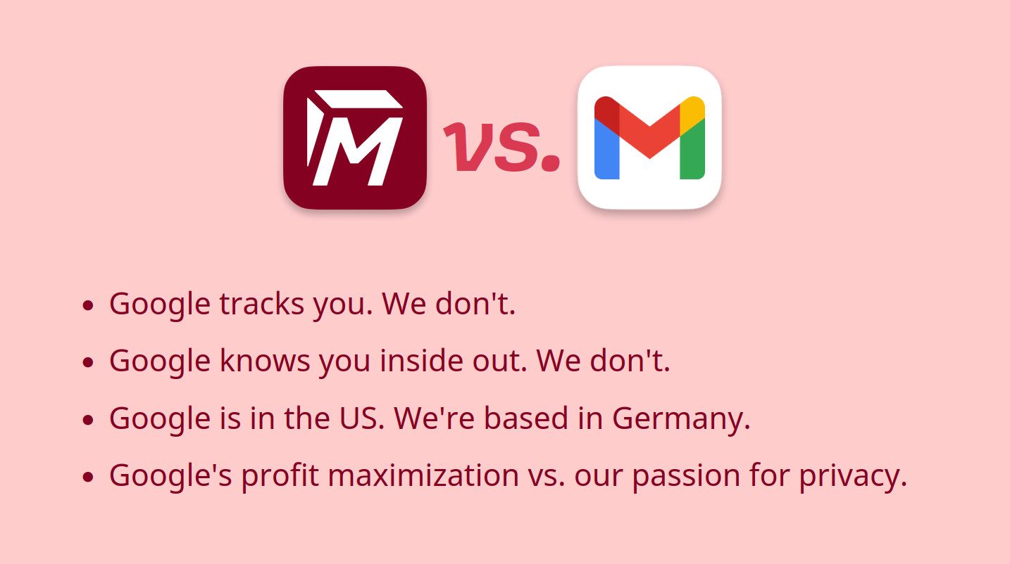 There are many reasons to quit Gmail for free encrypted email, for instance no ads!