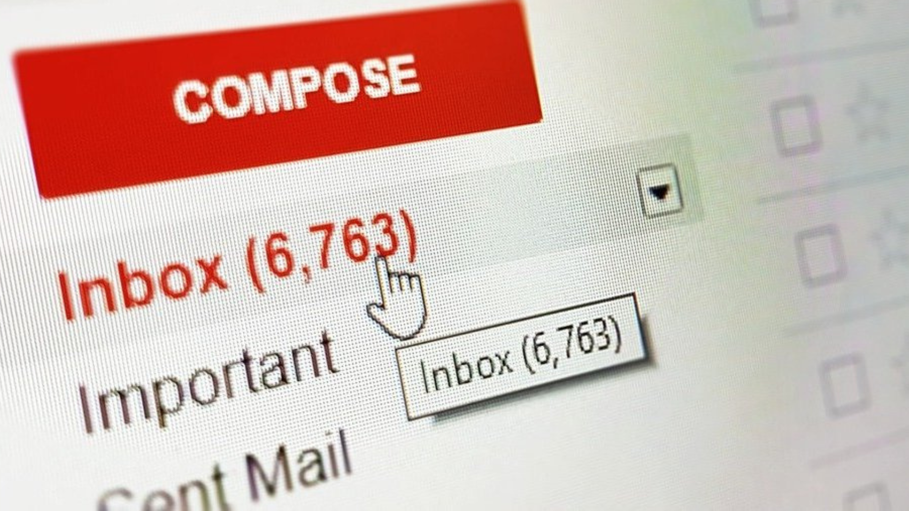 One of the most popular free email services: Gmail.