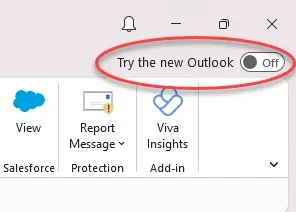 Jeder kann auf das neue Outlook umschalten - es sei denn, der IT-Administrator blendet den Schalter aus.