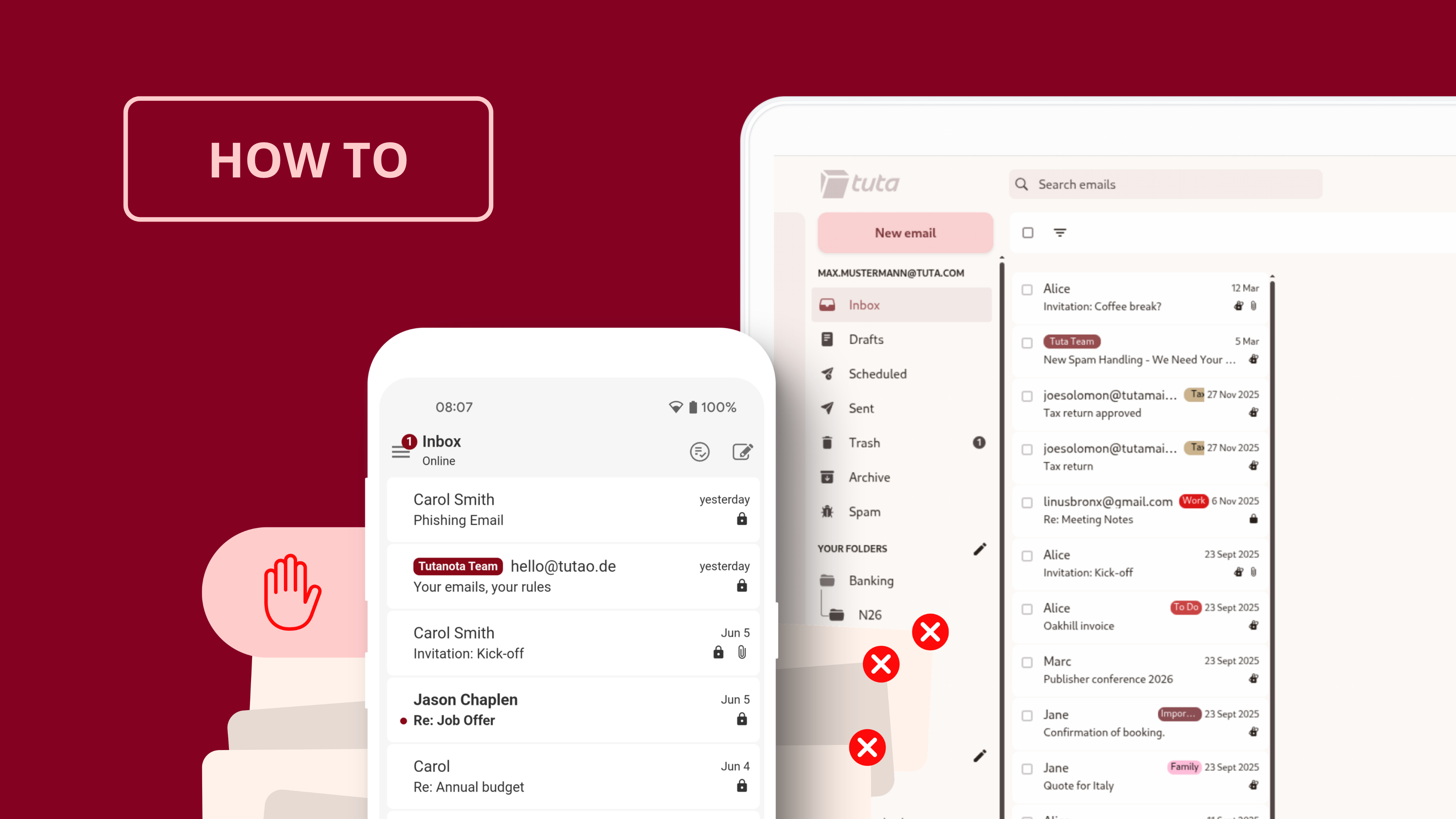 Tuta Mail の使い方（ステップバイステップガイド） | Tuta