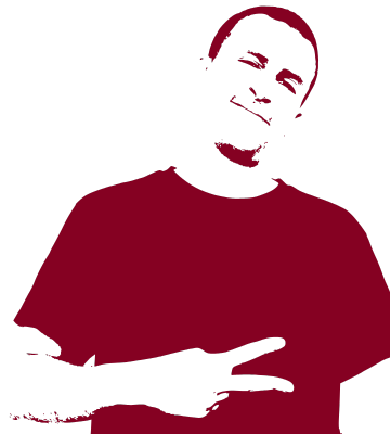 Black and white picture of Haroun