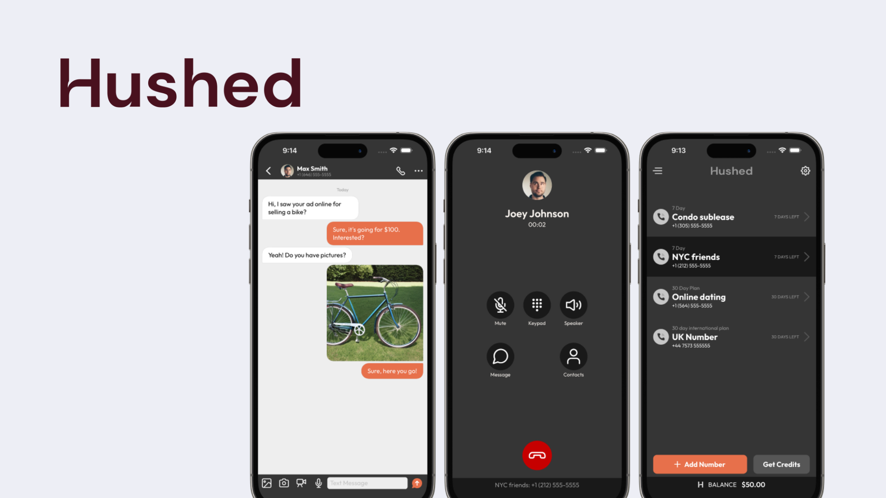 Hushed offers private mobile numbers.