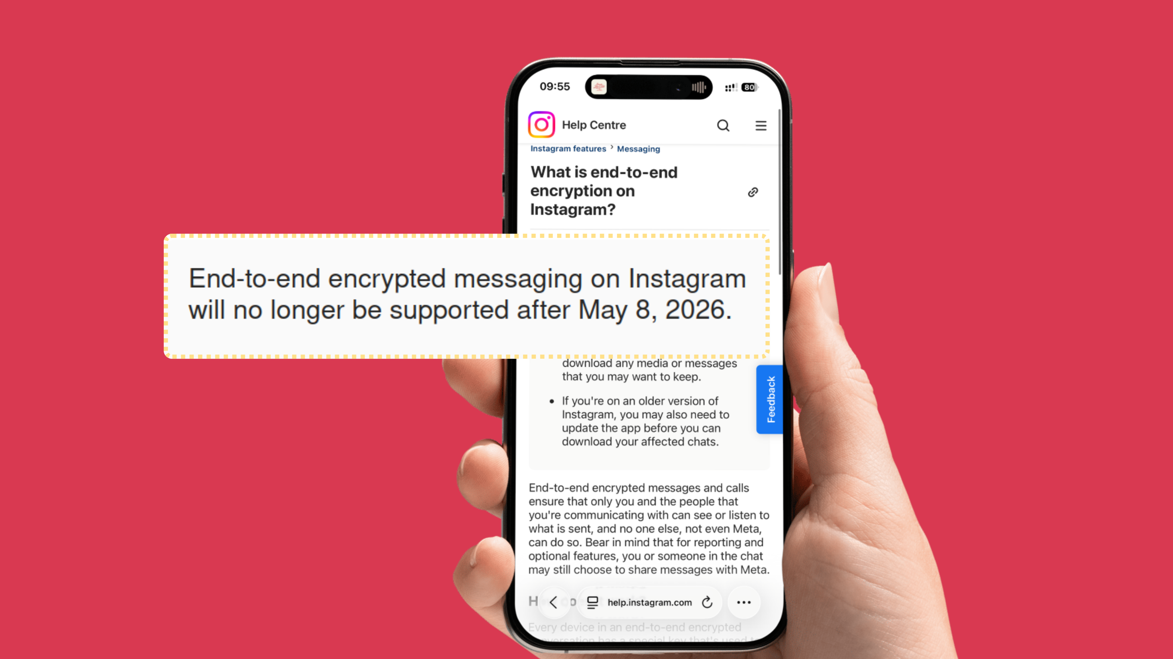 Instagram отключил сквозное шифрование в Direct: что изменится для пользователей