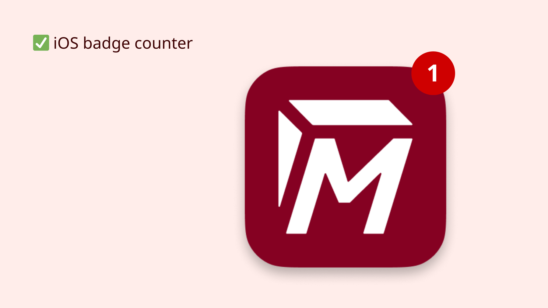The Tuta Mail app on iOS now has a badge counter.