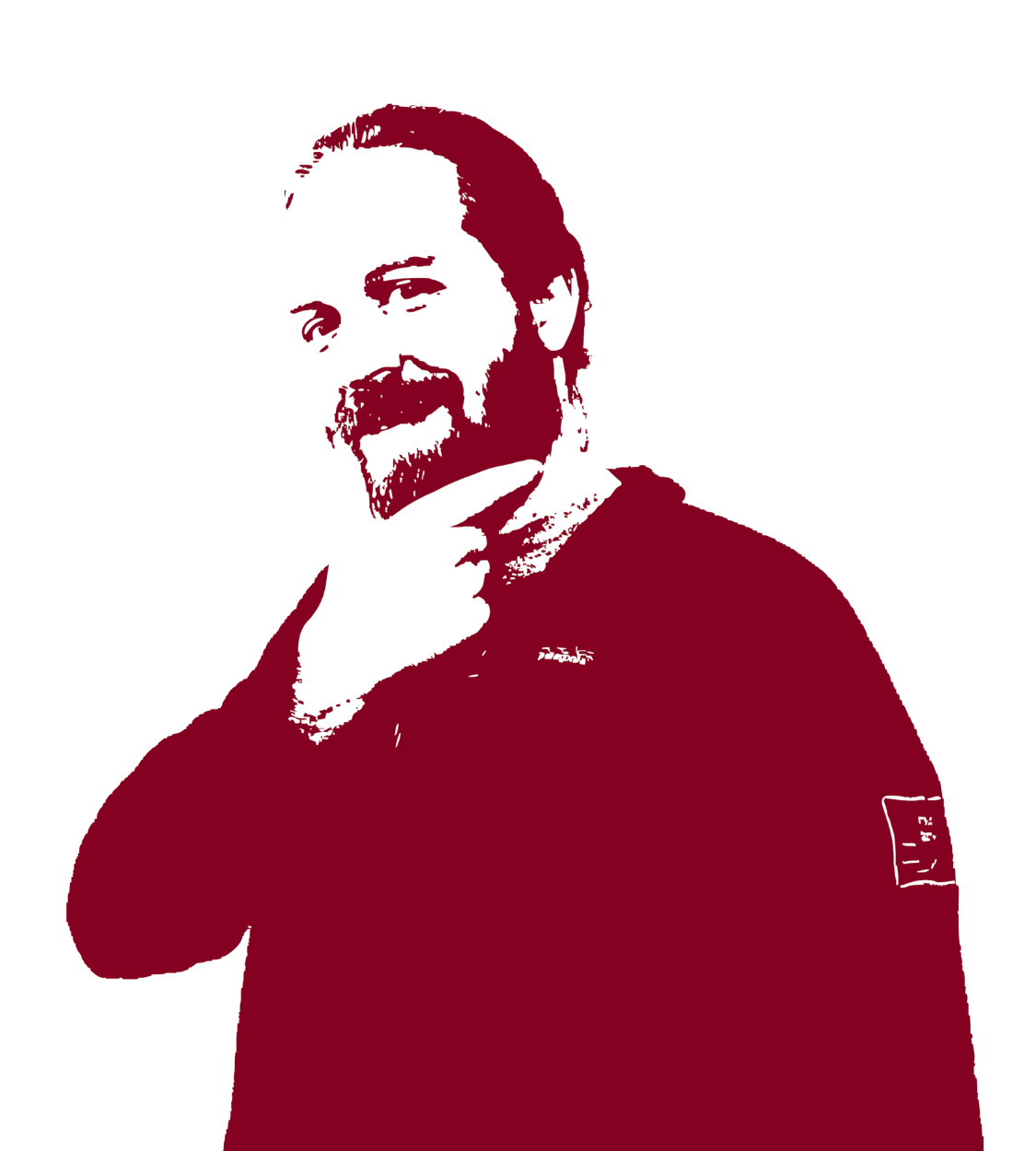 Black and white picture of Jim