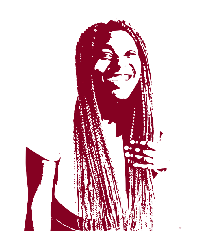 Black and white picture of Mabsi