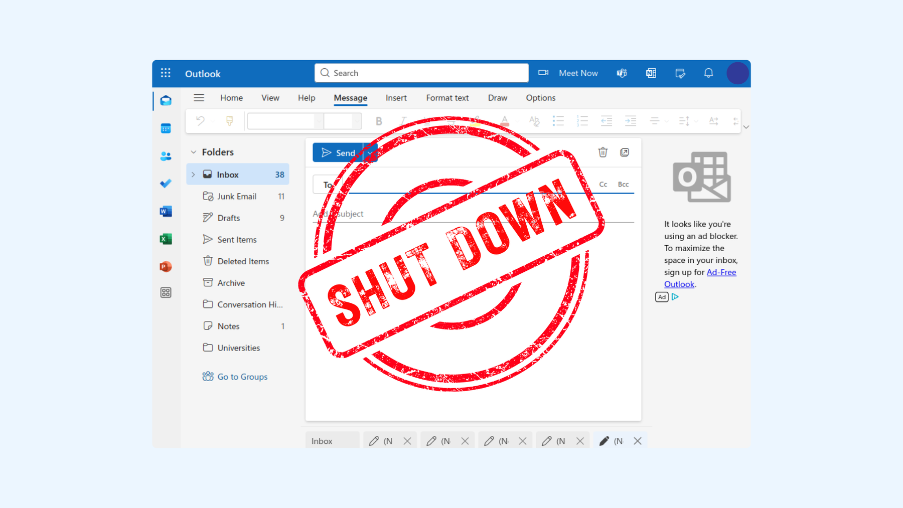 Microsoft sperrte Khans E-Mail-Konto.