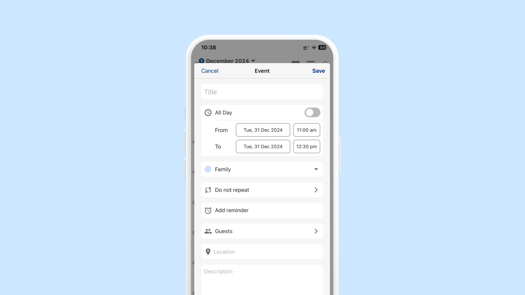 Tuta Calendar new UI