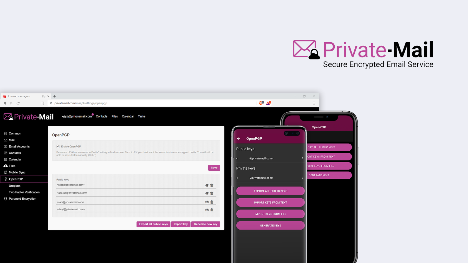 Private-Mail ist bekannt für seinen Schutz der Privatsphäre, hat aber seinen Sitz in den USA