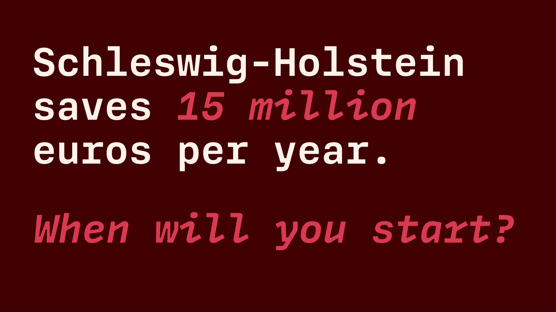 Schleswig-Holstein hat sich für Open Source entschieden und spart Millionen.