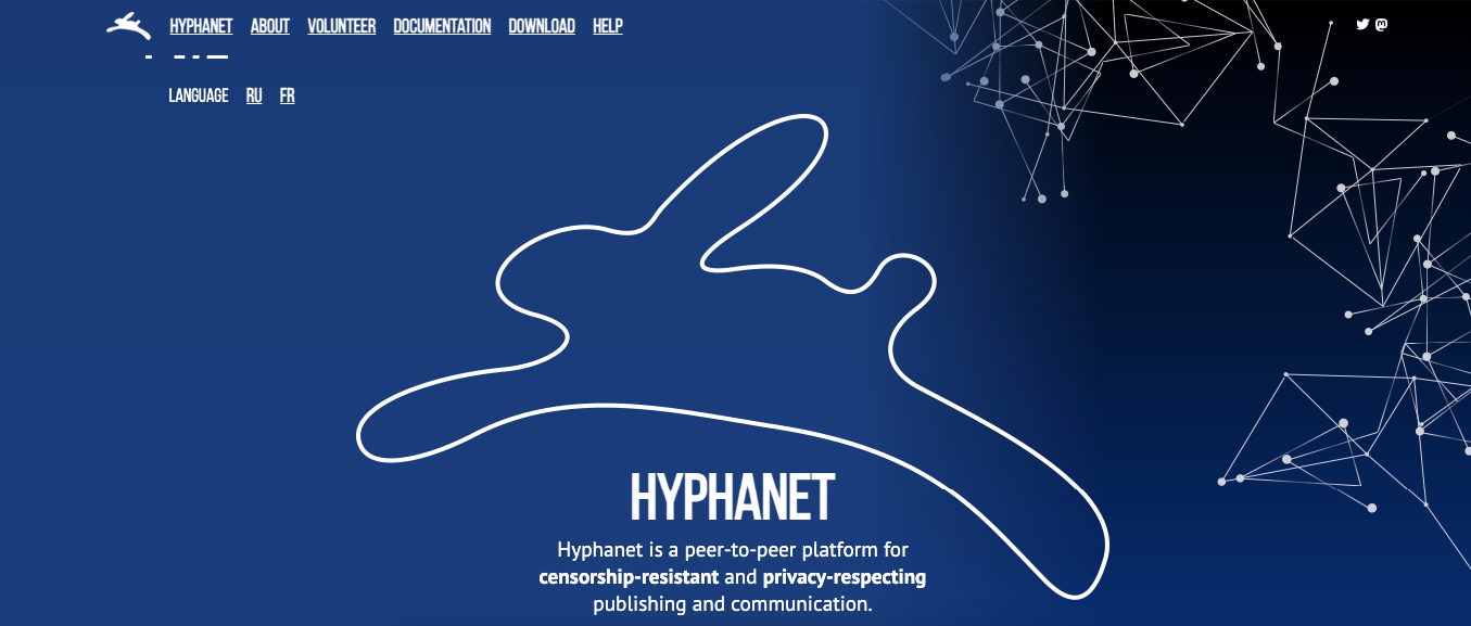 Hyphanet: peer-to-peer browser