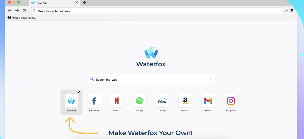 Waterfox: Firefox fork that disable telemetry