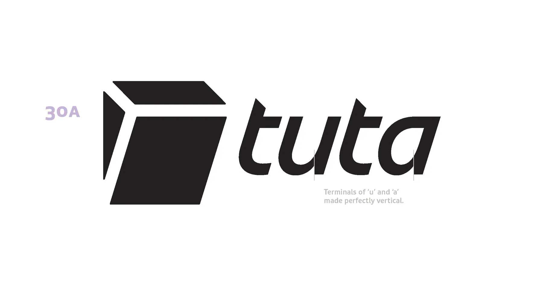 Fabio Haag studio typographically polished our first wordmark draft until we arrived at the final letter shape