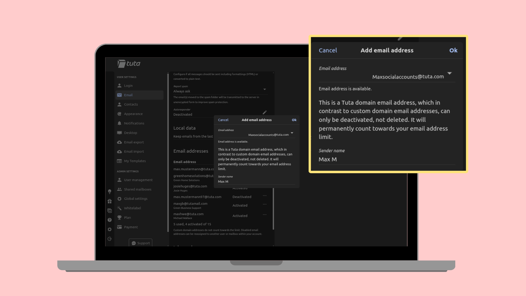 Tuta Mail Aliases