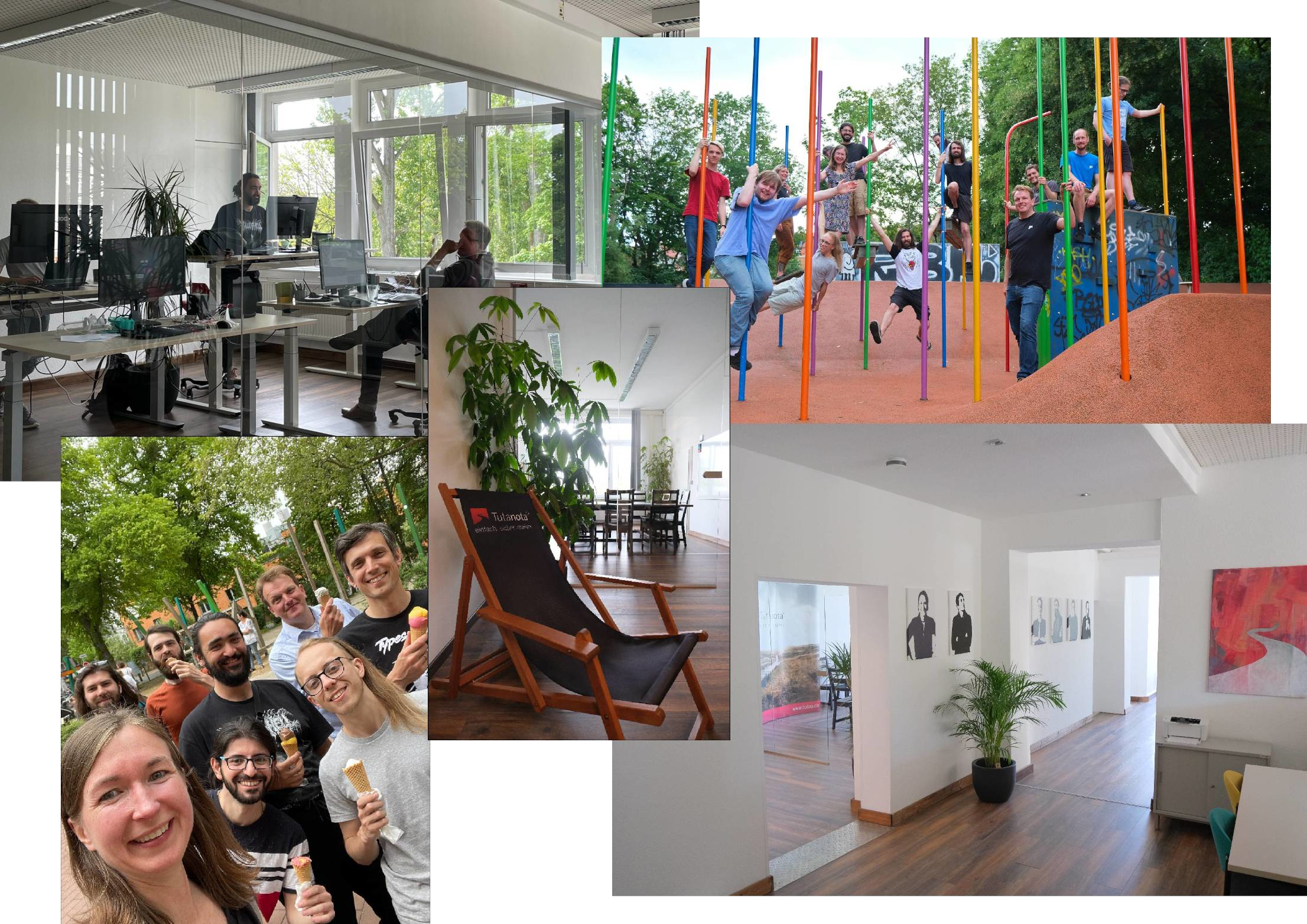 Impressions of the Tuta team and our workplace.