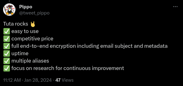 Why switch to Tuta Mail