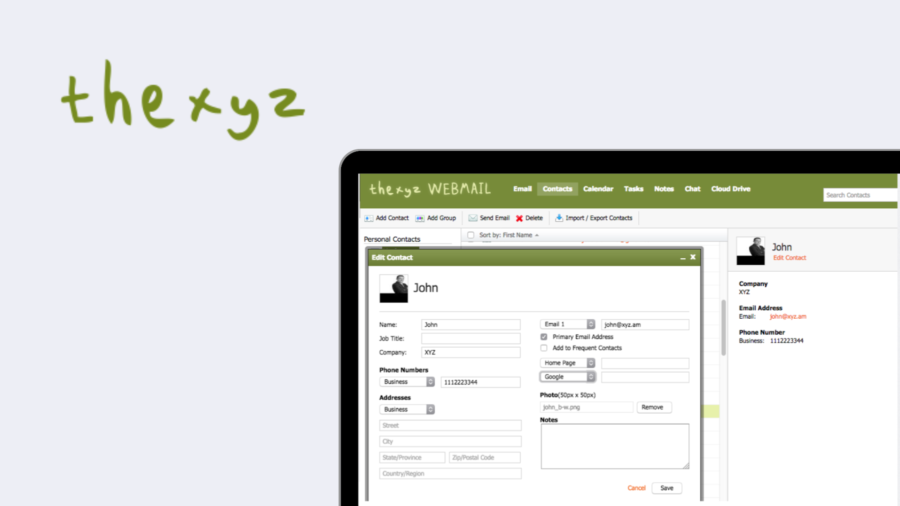 Screenshot of The XYZ