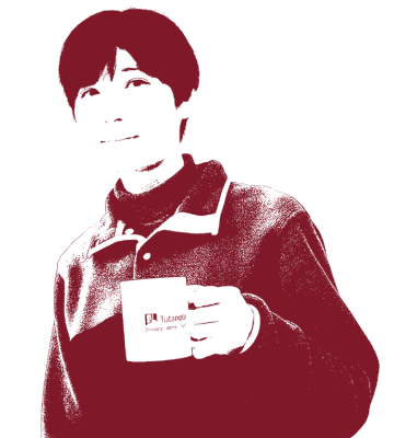 Black and white picture of Yohei