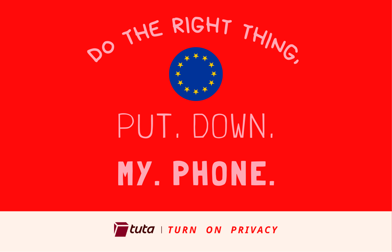 Do the right thing, EU: Put. Down. My. Phone.