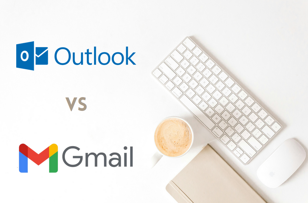 Choosing one of the popular email providers Outlook or Gmail can be easy - with this little guide!