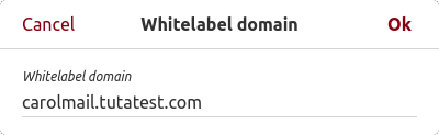 Ativar Whitelabel automaticamente